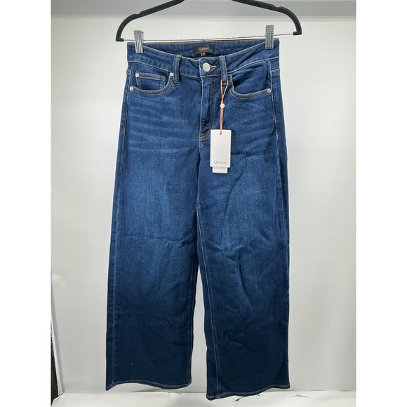 Quince Denim - Bella Stretch Wide Leg Jeans